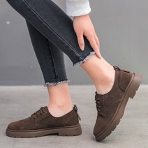 명양피프 여성용 스웨이드 로우 워커 YT_RA3270