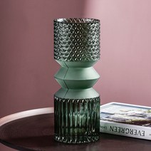 아코디언 유리 화병, 그린
