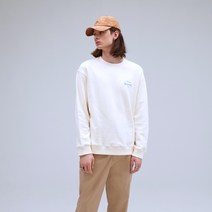 마인드브릿지 레터링 세미 오버 맨투맨 MWTS2150