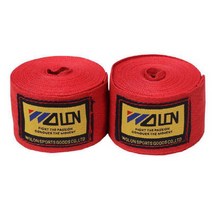 플레이플라이 복싱 핸드랩 양손 세트, 2 레드