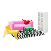 이케아 HUSET 인형가구 거실 302.355.11, 혼합색상