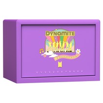 디프로매트 BTS 방탄소년단 금고 개인 가정용 안전 뮤직테마 에디션 금고, 퍼플 Dynamite