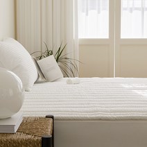 마틸라 디어썸머 시어서커 침대패드, 화이트