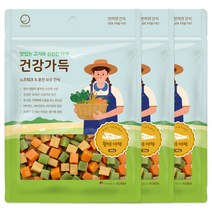 굿데이 강아지 건강가득 간식 300g, 3개, 황태   야채