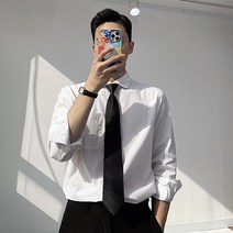 레이먼 남성용 티디 도트 카라 셔츠