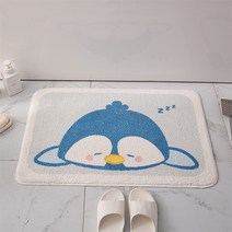 깜찍한 펭귄 디자인 화장실 발매트, 04