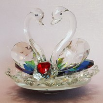 행복 백조 크리스탈