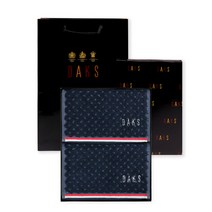닥스 쟈카드 프리미엄 골프 스포츠 타올 면 뱀부소재 + 쇼핑백, Navy, 2개
