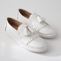 단골언니 여성용 레토비 태슬 스티치 슬립온