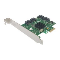 [e-sata확장카드] SUPERPLUS 듀얼 M.2 SSD NVME (m 키) 또는 SATA (b 키)에서 PCI-e 3.0 x 4 호스트 컨트롤러 확장 카드에 로우 프로파일 브래킷 및 데스크탑용 방열, Gold