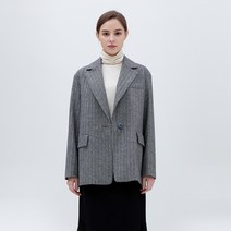 EnC 여성용 모혼방 헤링본 자켓 ENJK11291W
