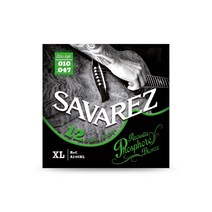 사바레즈 어쿠스틱 포스포 브론즈 엑스트라 라이트 기타 줄 12p, 혼합색상, A-240XL