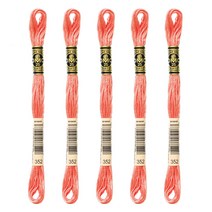 브랜드얀 DMC 자수실 25번 면사 5p, 352번, 8m