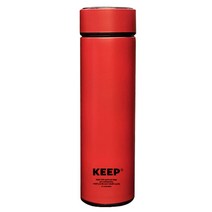 KEEP LED 터치식 온도표시 텀블러, 레드, 500ml