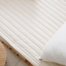 까사베르데 코튼 60수 오늘 호텔 순면 누빔패드 SS, 내추럴