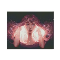 아디코 LED 보석 십자수 DIY 40 x 50 cm, 금빛헤어(LB47), 1개