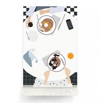 마켓에이 홈리 하우스 일러스트 하프커튼