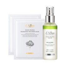 달바 화이트 트러플 리프레쉬 스킨 카밍 세럼 100ml + 너리싱 트리트먼트 마스크 2p 세트, 1세트