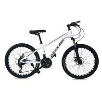 닥터바이크 원터치 21단 디스크 브레이크 스틸 프레임 ROCKET F-24 MTB 자전거 60.96cm E2 BIKE_VOL2, 멧화이트, 170cm