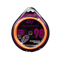 배곧인터내셔널 고탄성 배드민턴 라켓 줄 거트 스트링 0.68mm, 오렌지