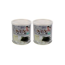 광천김 들기름을 발라 더 고소한 달인 파래 캔김, 30g, 2개