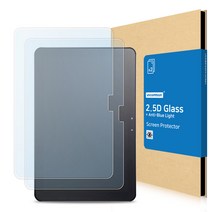 언커먼 2.5D FURE CLEAR 블루라이트 차단 강화유리 액정보호필름 2p 세트