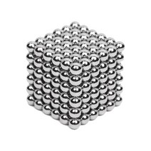 네오디움 자석 큐브 매직 5mm x 125p, 니켈