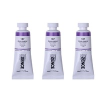 신한에쎈스 아크릴 컬러 물감 Tube B 시리즈 펄 퍼플 3p, 1색, 50ml