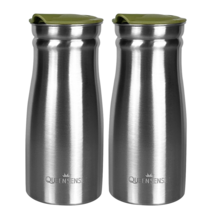 퀸센스 에코 스테인리스 물병 2개, 혼합색상, 800ml