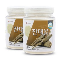 백세식품 잔대 농축분말, 200g, 2개