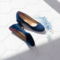 세인트디보스 소프트 벨벳 미들힐 4cm D0P860-5