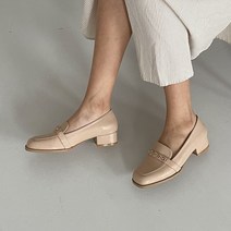 러빈 로퍼 펌프스 힐