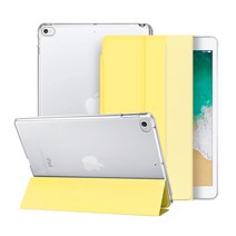 뷰씨 클리어 퓨어슬림 스마트커버 태블릿PC 케이스, 레몬크림