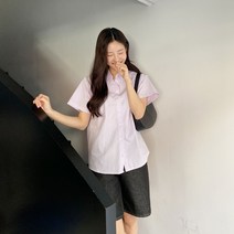 여성용 디렌스 반팔 루즈핏 남방 NB1959K23