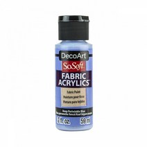 데코아트 소소프트 패브릭물감 24 딥페리윙클블루, 59ml, 1색