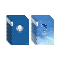 아이비스 남아용 신학기 초등 슬림 독서록 좁은칸 2종 x 5p 세트 SP11757, 우주선, 돌고래, 1세트