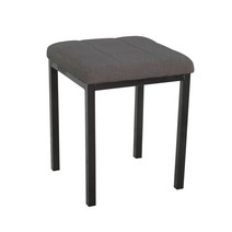 엠보 인테리어 카페 화장대 다용도 보조의자 스툴, 진그레이