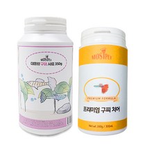 모스트펫 대용량 구피 사료 350g + 프리미엄 구피 치어 사료 160g, 1세트