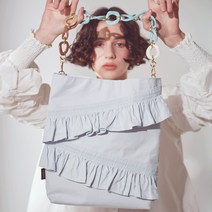 탈리 ROPE 프릴 스모크 L 숄더백