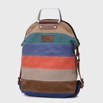 로이스벨라 스팩트 숄더 크로스 캔버스 백팩 HY029