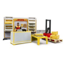 브루더 B월드 DHL 물류센터 세트 BR62251, 혼합색상