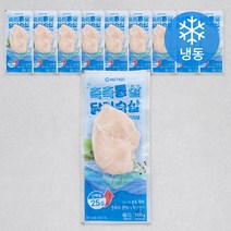 미트리 촉촉 통살 닭가슴살 오리지널 (냉동), 100g, 10개