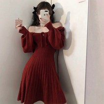 해피리빙 무지무지 러블리 프랑스식 니트 원피스