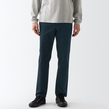 무인양품 남성용 MUJI 스트레치 치노 슬림 팬츠 AEF08A3S