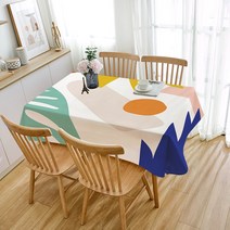 페어링 북유럽풍 모란디컬러 린넨 식탁보, ZB301, 2인용(100 x 140 cm)