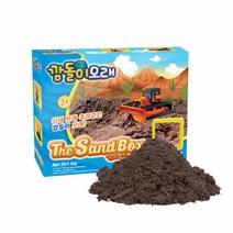엠씨에이 깜돌이모래 촉감발달완구 1kg, 황토색