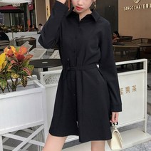 포플러앤씨 브레스트 포켓 롱 셔츠 블라우스