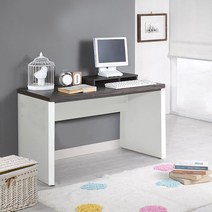 유니크가구 와이드 1200 입식 서재책상, 왠지화이트