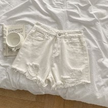 안다로미 여성용 파노라마 청반바지