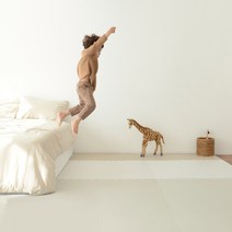 아동용 맘편한매트 오리지널 에디션 A타입 1000 x 1000 x 25 mm, 페일 스톤, 4개